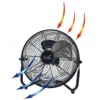 Vie Air Industrial Tilting High Velocity 3 Speed Metal Floor Fan - 4 of 4