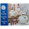 3-Piece Plush Yeti Family Wearing Holiday Decor - 3 of 4