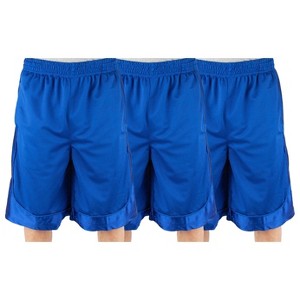 3 Pack Shaka Wear Men's Basketball Shorts, Mesh Workout Gym Running with Pockets - 1 of 4