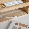 Martha Stewart Wooden Desktop Organizer Natural Wood: Office & Desk Organization Set, Brown, 1 Piece - image 3 of 4