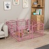 KTMBDW Foldable Octagonal Metal Exercise Dog Playpen - Indoor/Outdoor, Extra Small (8 Panels, 24 x 24) - Puppy - 2 of 4