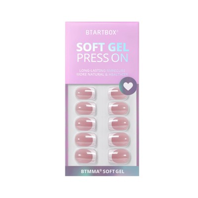 BTArtbox Press-On Nails - Be Elegant - S Square - 30ct