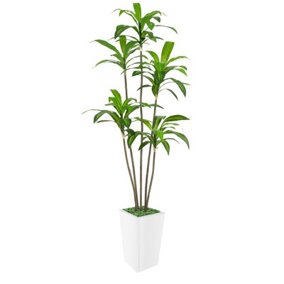 Artificial Tree in Pot with Realistic Leaves & Natural Wood Trunk 5FT/6FT/7FT/8FT