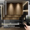 Medicine Cabinet with LED Mirror,Surface or Recessed Mount,Defogger,Memory Function,3-Color Lighting,USB&Outlet,Dimmer,and Storage Shelf - 2 of 4