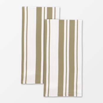 5pk Microfiber Waffle Kitchen Towel And Dish Cloth Set Beige - Mu Kitchen :  Target