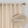 Awesome Home  Cotton Blend Light Filtering Back Tab Curtains (2 Panels) - 2 of 4