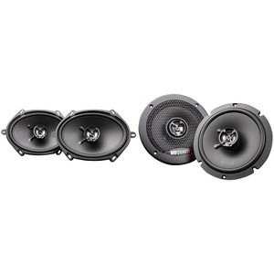 MB Quart Discus DK2-168 6x8 Inch Coax Speakers with DK2-116s 6.5 Inch Shallow Coax Speakers - 1 of 4