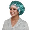 Anna-Kaci Women Silk Bonnet for Sleeping Satin Hair Bonnet with Floral Elastic Band for Hair Protection - 2 of 4