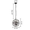 Chloe Lighting Freeland Industrial 4 Light Oil Rubbed Bronze Ceiling Pendant 17" Wide - 2 of 4