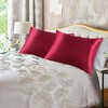 PiccoCasa 85GSM Satin Luxury Silky Envelope Closure Pillowcases 2 Pcs - 3 of 4