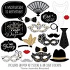 Big Dot of Happiness Masquerade - Carnival Mask Party Photo Booth Props Kit - 20 Count - 2 of 4