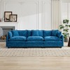 Cloud Sofa 3-Seater, Modular Sectional Couch with Chenille Fabric & High-Elastic Double-Layer Cushions â€ - 4 of 4
