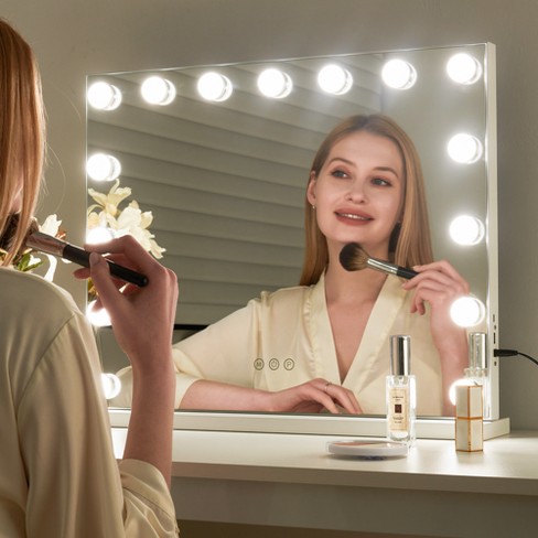 Lighted makeup mirrors on sale at target