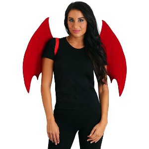 HalloweenCostumes.com   Adult's Satan Wings, Red - 1 of 4