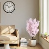 KTMBDW Artificial Cherry Blossom Branches Decor Fake Trees 43" Silk Faux Trees for Decoration Home Wedding Bedroom Party(Pink) - 2 of 4