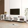 Extendable TV Stand Entertainment Center with Storage Cabinets,Wooden Media Console for 89" TVs for Living Room-Baofuwish - 3 of 4