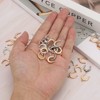 Unique Bargains Metal Bulk Elegant DIY Crafts Jewelry Making Horseshoe Pendant 50 Pcs - 3 of 4