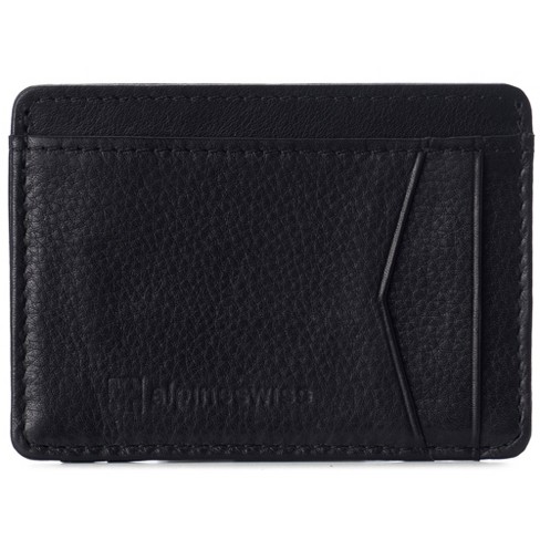  Men's Slim Wallet, Made in USA, Minimalist Front Pocket Wallet  for Men, Full Grain Leather