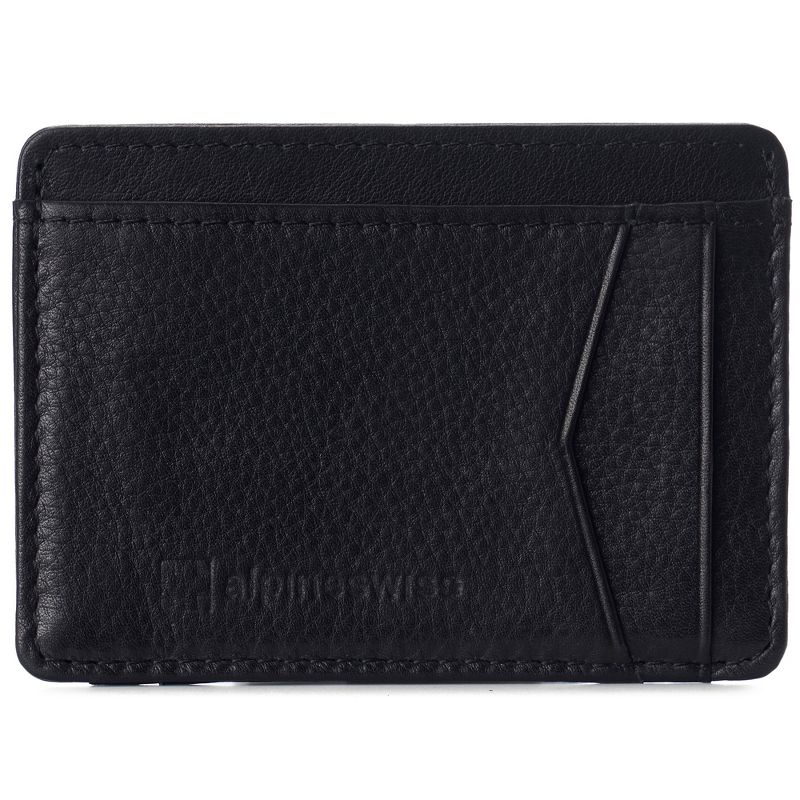 Alpine Swiss RFID Minimalist Oliver Front Pocket Wallet For Men Leather Comes in a Gift Box, 1 of 7