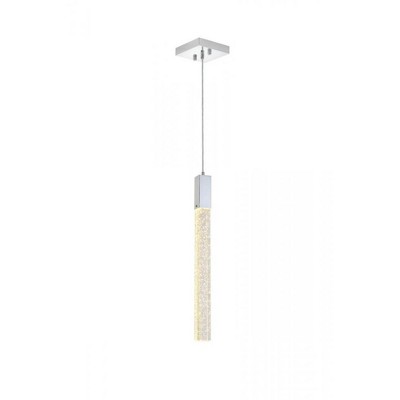 Elegant Lighting Weston 1 light pendant in chrome