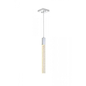 Elegant Lighting Weston 1 light pendant in chrome - 1 of 4