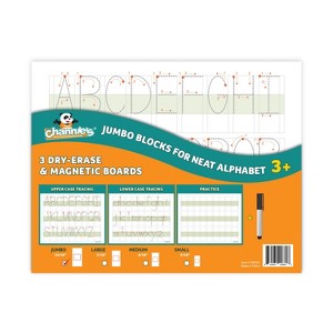 Channie's Visual Dry-Erase Magnetic Boards 3 Pack – Jumbo Letters