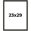 PosterPalooza | Antique Black Picture Frame - UV Acrylic, Foam Board Backing, Hanging Hardware - 2 of 4