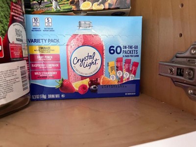  Crystal Light Sugar-Free Fruit Variety On-The-Go