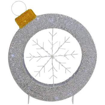 Northlight 11 in. W LED Lighted Silver Burlap Christmas Bow Decoration with  Color Changing Lights 34902107 - The Home Depot