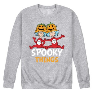 Men's - Dr. Seuss - Spooky Things Graphic Fleece Sweatshirt - 1 of 4