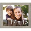 PosterPalooza | 17x15 Wide Barnwood Picture Frame, UV Acrylic, 6 Finishes - Grey, Brown, White, and Black - 2 of 4