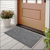 Evideco French Home Goods Heavy-Duty Dirt-Trapping Rubber Doormat with Raised Pattern - 2 of 4