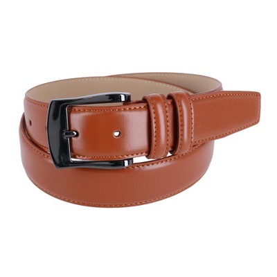 Ctm Men's Basic Dress Belt, 32, Tan : Target