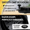 Attop Kitchen Chicken Chopper with Strong Grip, Suction Cup, and Non-Slip Base | Large Meat Chopper for Chicken Breast, Pork, and Beef (Black) - 3 of 4