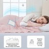 Weighted Blanket 48x72, 15lbs Twin, Pink, Cooling Breathable Minky, Glass Beads - 3 of 4