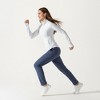 Anna-Kaci Active Women's Full Zip Long Sleeve Active Jacket with Fitted Silhouette and High Neck - 4 of 4
