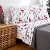Coucheta Christmas Sheets Set – Soft Brushed Microfiber Bedding with Reindeer Print, Breathable Wrinkle-Resistant - 2 of 4