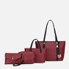MKF Collection Marimar  M Signature Vegan Leather Women’s Tote – 4 Pcs set Handbag by Mia K - 2 of 4