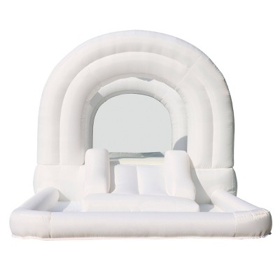 Bounceland Inflatable Bounce House with Ball Pit - White