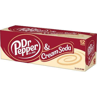 Dr Pepper Cream Soda - 12pk/12 fl oz Cans_2