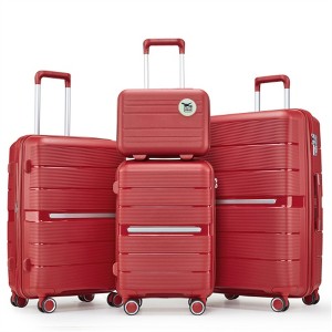 BEAFUP Luggage Sets 4 Piece(14/20/24/28) PP Lightweight & Durable Expandable suitcase - 1 of 4