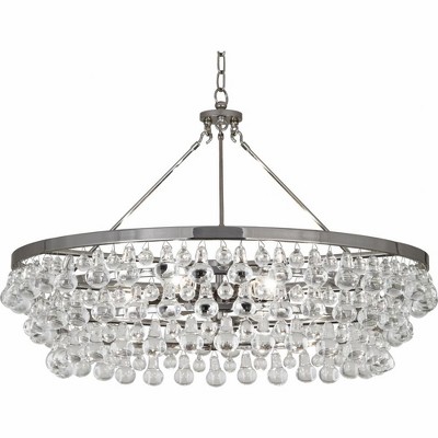 Robert Abbey Lighting Bling - Light Chandelier in  Polished Nickel