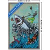 Trends International David Lozeau - Great White Wave Framed Wall Poster Prints - 3 of 4