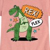 Girls' - Disney - Rex Flex Fitted Short Sleeve Graphic T-Shirt - 2 of 4