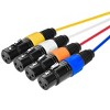 Monoprice 4-Channel TRS Male to XLR Female Snake 25AWG Cable Cord - 10 Feet- Black With Slim, Molded Connector Housing - 3 of 4