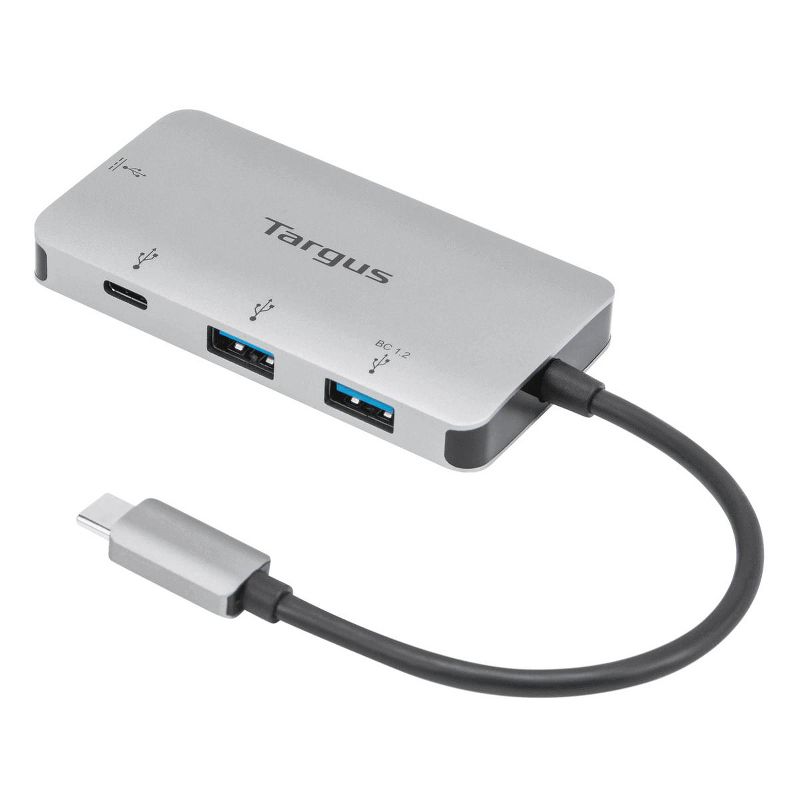 Targus USB-C Multi-Port Hub with 2x USB-A and 2x USB-C Ports with 100W PD Pass-Thru, 2 of 6