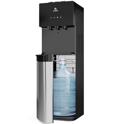 Primo Electronic Control Black & Stainless Steel Bottom Load Water Cooler