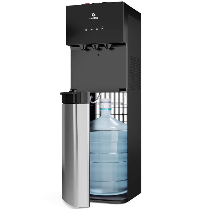 Avalon Bottom Loading Water Cooler and Dispenser - Silver, 1 of 7