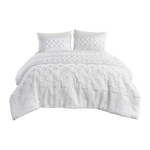 Gracie Mills Theodore Supreme Comfort 3-Piece Chenille Bedding Set - 1 of 4
