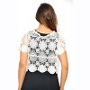 Just Love Women's Bolero Shrug - Floral Crochet Women Cardigan - 3 of 3